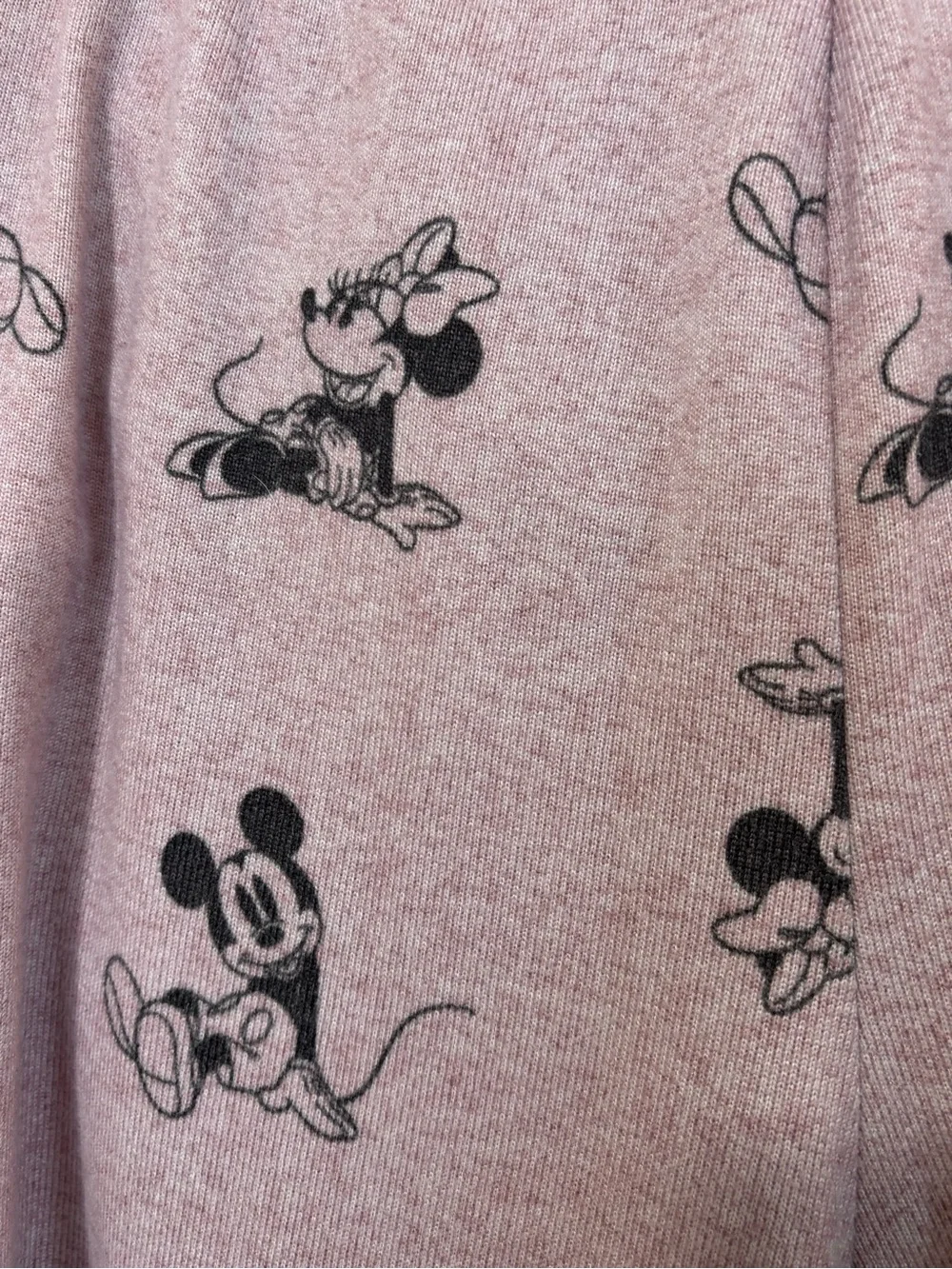 Disney Mickey & Minnie Mouse Pink Lounge Pajama Pants Large - Picture 4 of 7